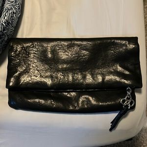Stella & Dot leather convertible Crossbody Clutch